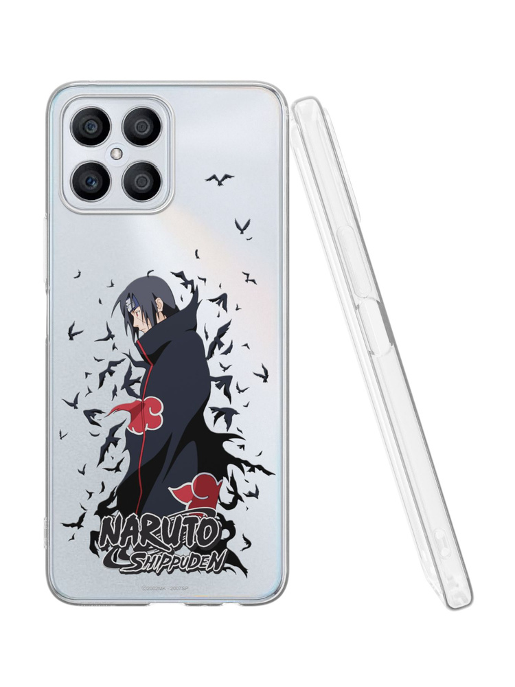 Силиконовый чехол Mobilius для Honor X8 (Хонор Х8), Naruto Shippuden: Итачи  #1