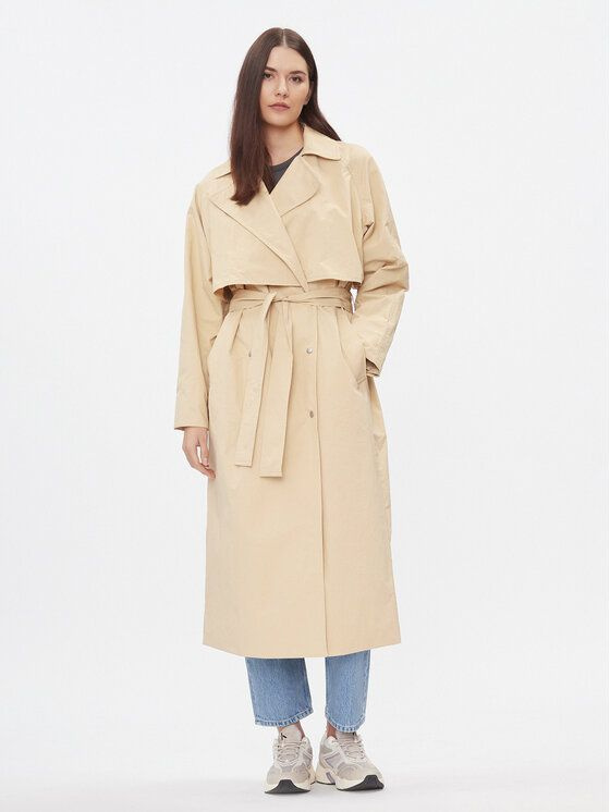 Calvin klein pvc coat sale