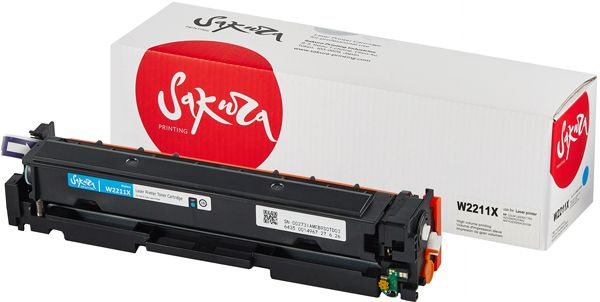 Картридж SAKURA W2211X (207X) голубой для HP LaserJet Pro M255/MFP M282/MFP M283 совместимый (SAW2211X) #1