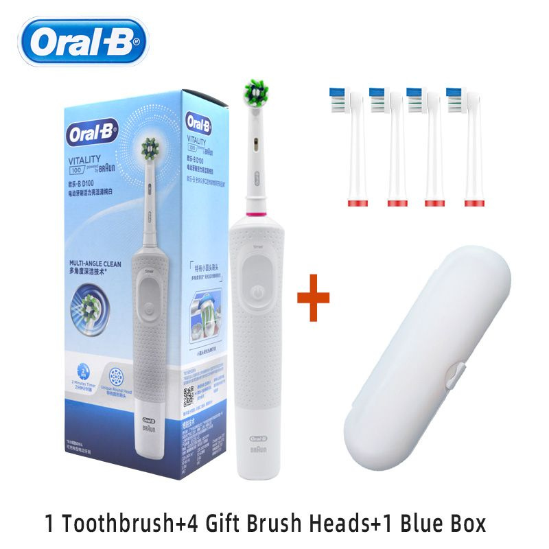 Oral-B Электрическая зубная щетка 电动牙刷, кремовый, белый #1