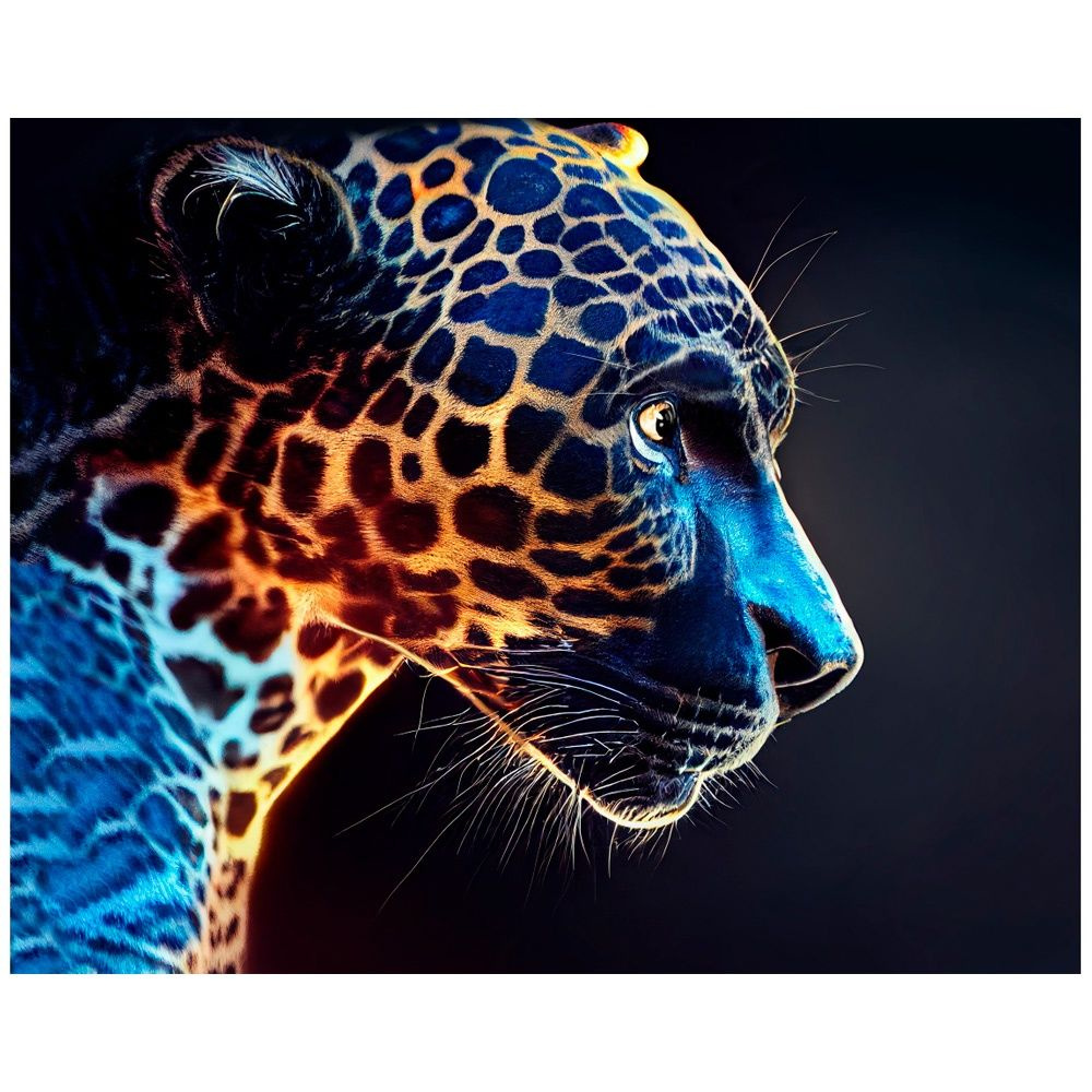 Набор для росписи Рыжий кот "Леопард", по холсту, 40х50 см #1