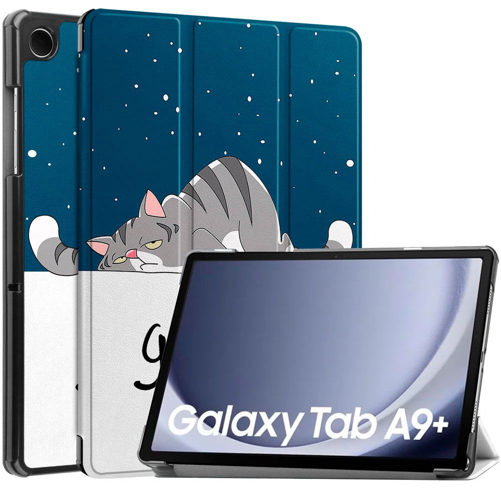 Чехол для планшета Samsung Galaxy Tab A9 Plus 11 дюймов (SM-X210/X216), с магнитом и красивым рисунком #1