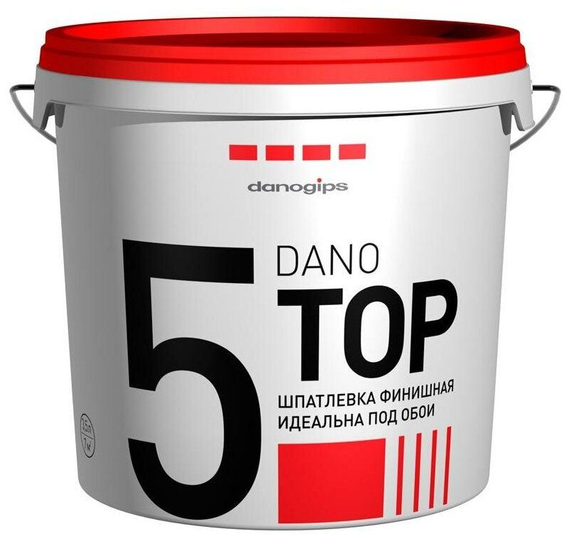 Шпатлевка готовая Danogips TOP, 5,6кг #1