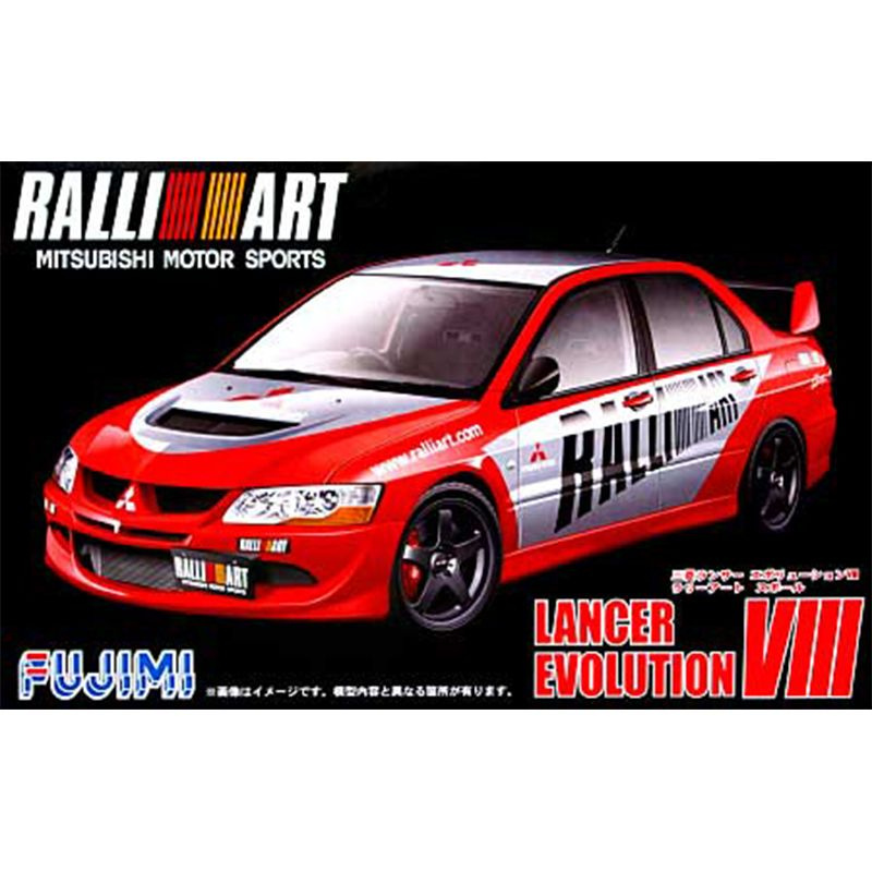 Сборная модель Машинка fujimi-03817 1/24 Ralliart Mitsubishi Lancer Evolution VIII car model kit  #1