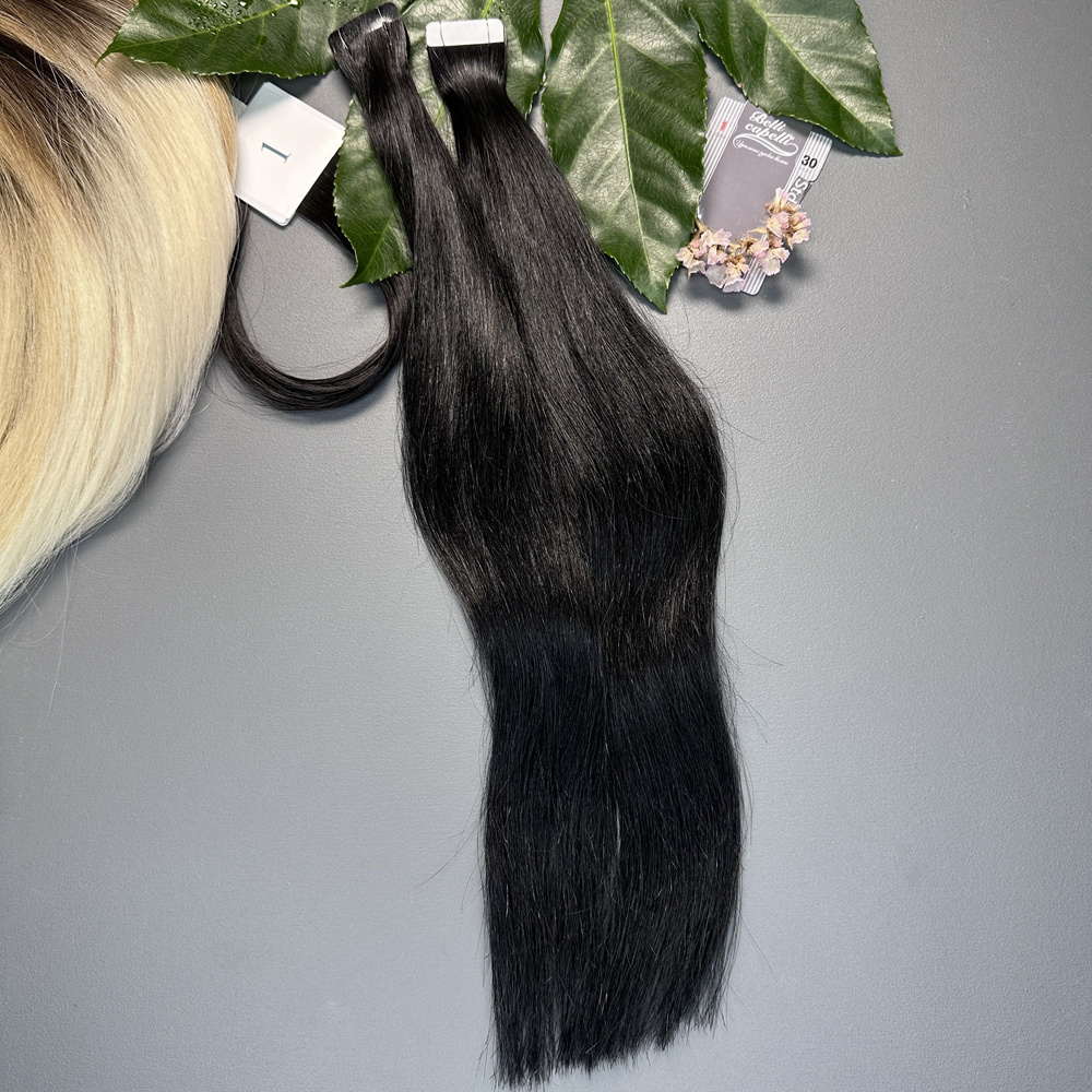 Волосы Belli Capelli славянские стандарт на ленте 2,8см 30 см №1 (20 лент)  #1