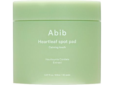 Успокаивающие диски для лица с хауттюйнией ABIB Heartleaf spot pad Calming touch  #1