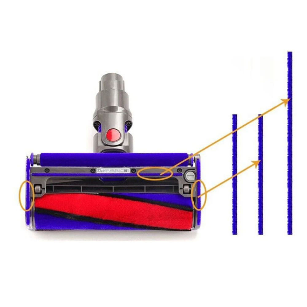 Сменные нижние мягкие полоски ABC для напольных щеток V6-V15 3 (шт.)  #1
