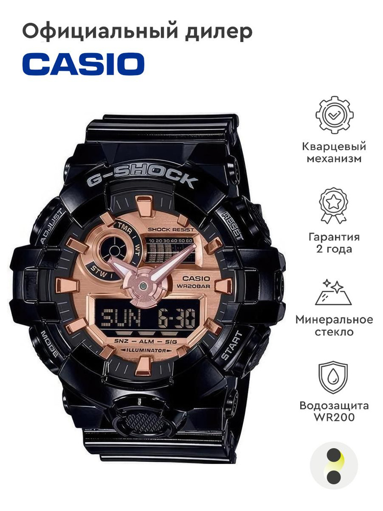 Мужские часы Casio G-Shock GA-700MMC-1A #1