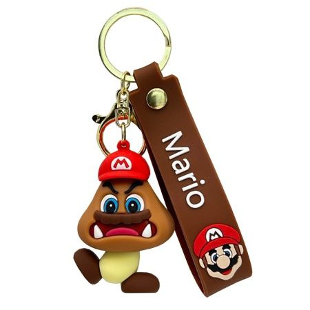 Брелок резиновый для ключей Super Mario (Goomba) #1