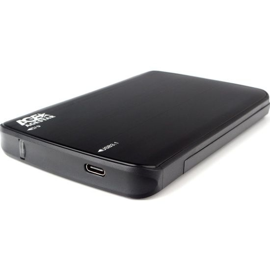 Внешний корпус для HDD 2.5" AgeStar 31UB2A12C-6G алюминий, черный, USB 3.2  #1