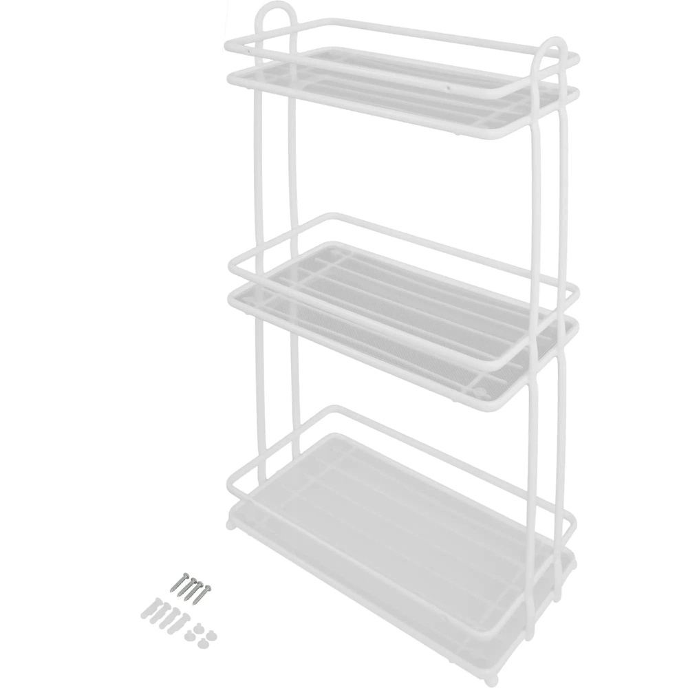 Полка для ванной трёхъярусная Swensa Termo 29.1 см, цвет белый #1