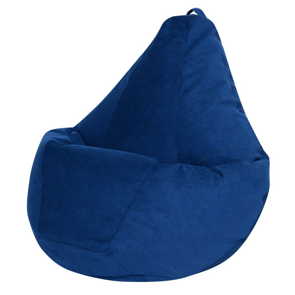 Кресло-мешок DreamBag Синий Велюр XL #1