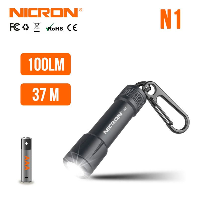 Брелок фонарик светодиодный NICRON N1 #1