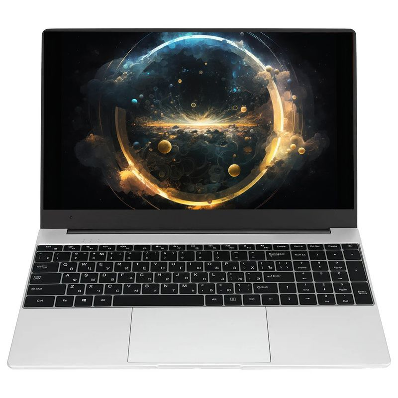 OEM NT56 Ноутбук 15.6", Intel N95, RAM 16 ГБ, SSD 512 ГБ, Intel UHD Graphics, Windows Pro, серебристый, #1