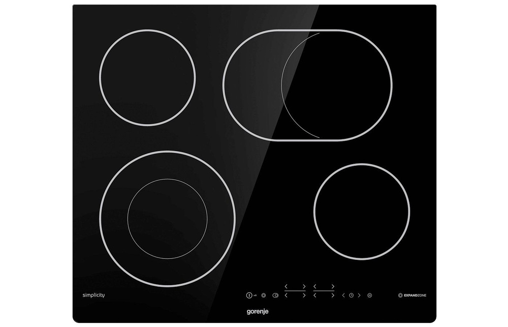 Gorenje Электрическая варочная панель ECT643SYB, черный #1