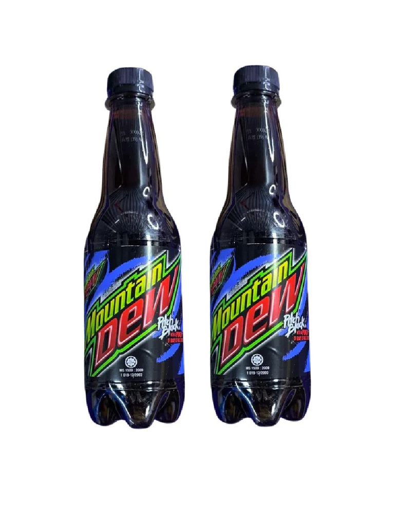Газированный напиток Mountain Dew Pitch Black, 2 шт по 400 мл #1