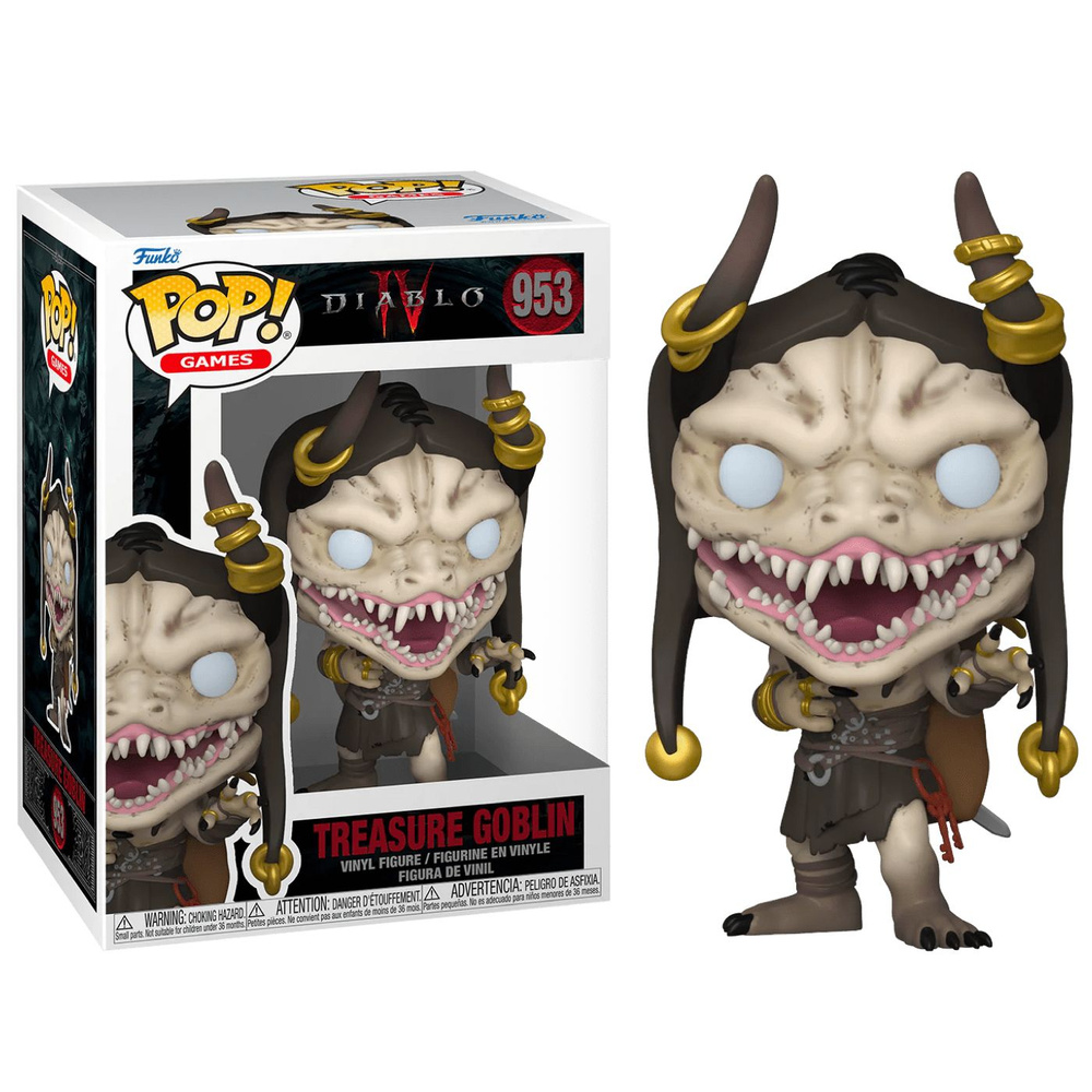 Фигурка Funko Pop! Diablo: Treasure Goblin (Фанко Поп Гоблин с сокровищами  из игры Диабло IV) - купить с доставкой по выгодным ценам в  интернет-магазине OZON (1355922409)