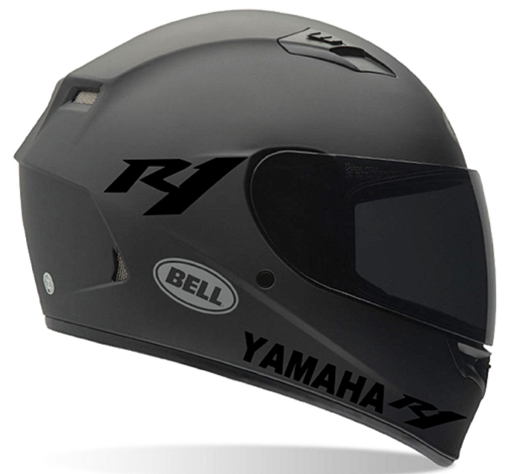 Наклейки для Yamaha R1 (на шлем) 6 шт. черный #1