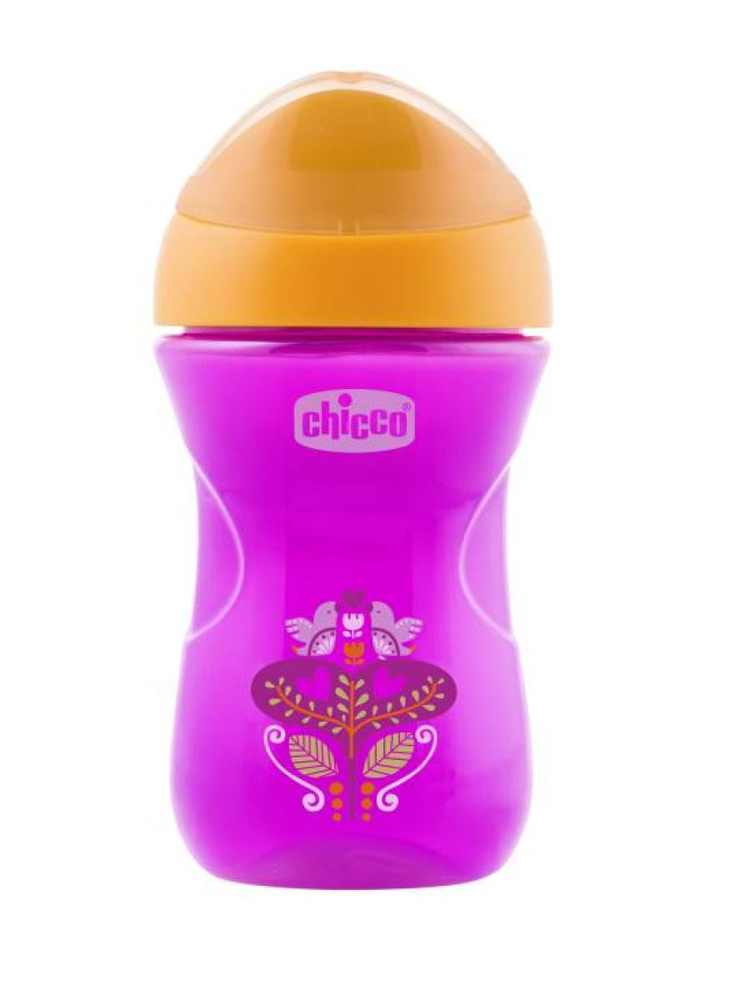 Chicco. Поильник для девочки, серия Easy Cup, 1 шт.,12 мес+, 266 мл., розовый  #1