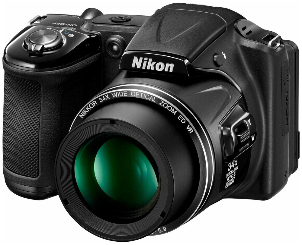 Компактный фотоаппарат Nikon Coolpix L830, черный. Товар уцененный  #1