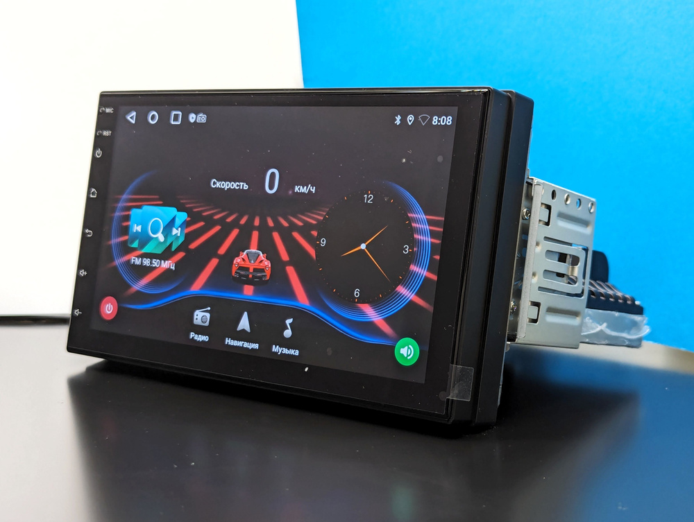 Магнитола 1din 2+32 Gb Android - 7 дюймов GPS, Bluetooth, Wi-Fi, FM ...