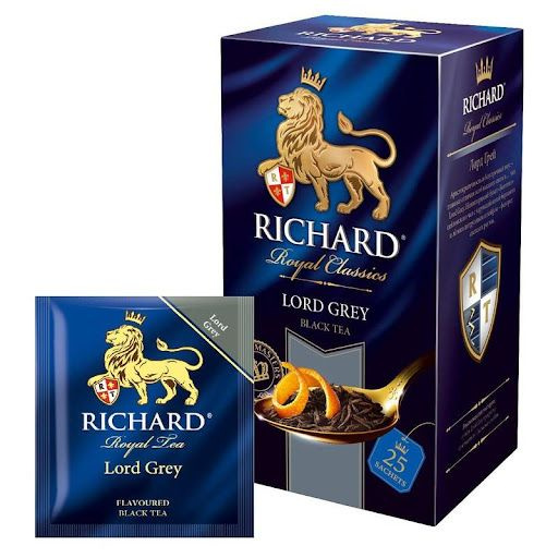 Чай черный Richard Lord Grey в пакетиках 2 г x 25 шт #1