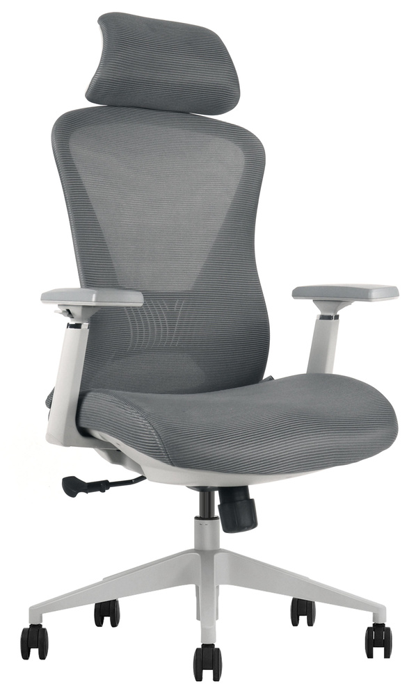 Кресло офисное компьютерное эргономичное EVOLUTION OFFICE COMFORT Grey  #1