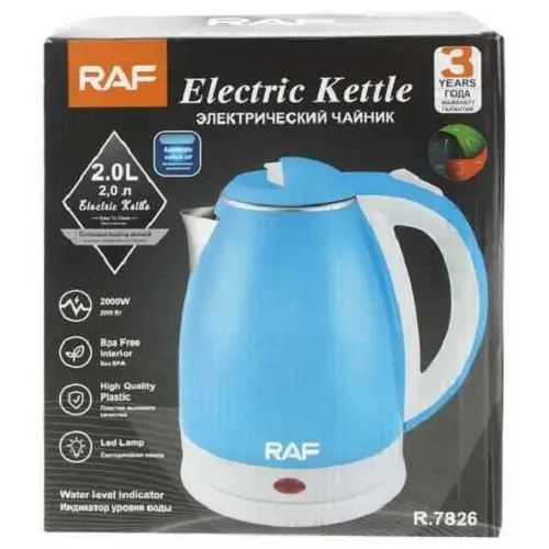 RAF Электрический чайник R7826, голубой #1