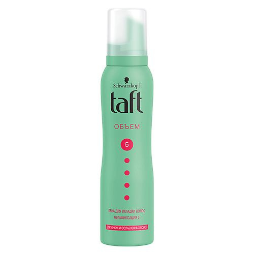 TAFT Мусс для волос Объем мегафиксация, 150 мл #1