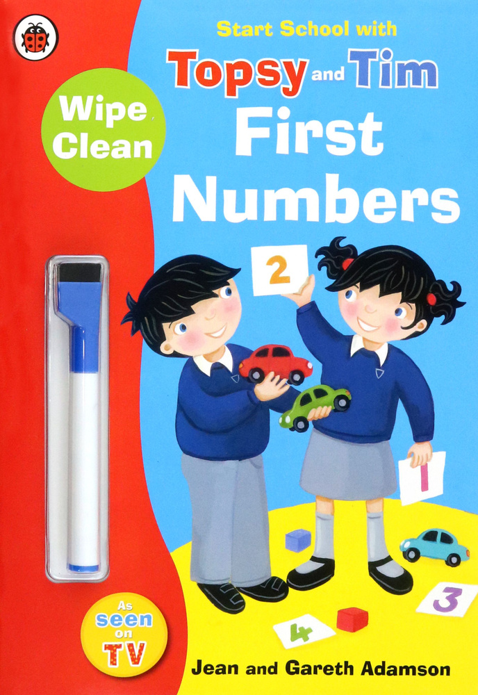 Start School with Topsy and Tim. Wipe Clean First Numbers / Adamson Jean / Книга на Английском | Adamson #1