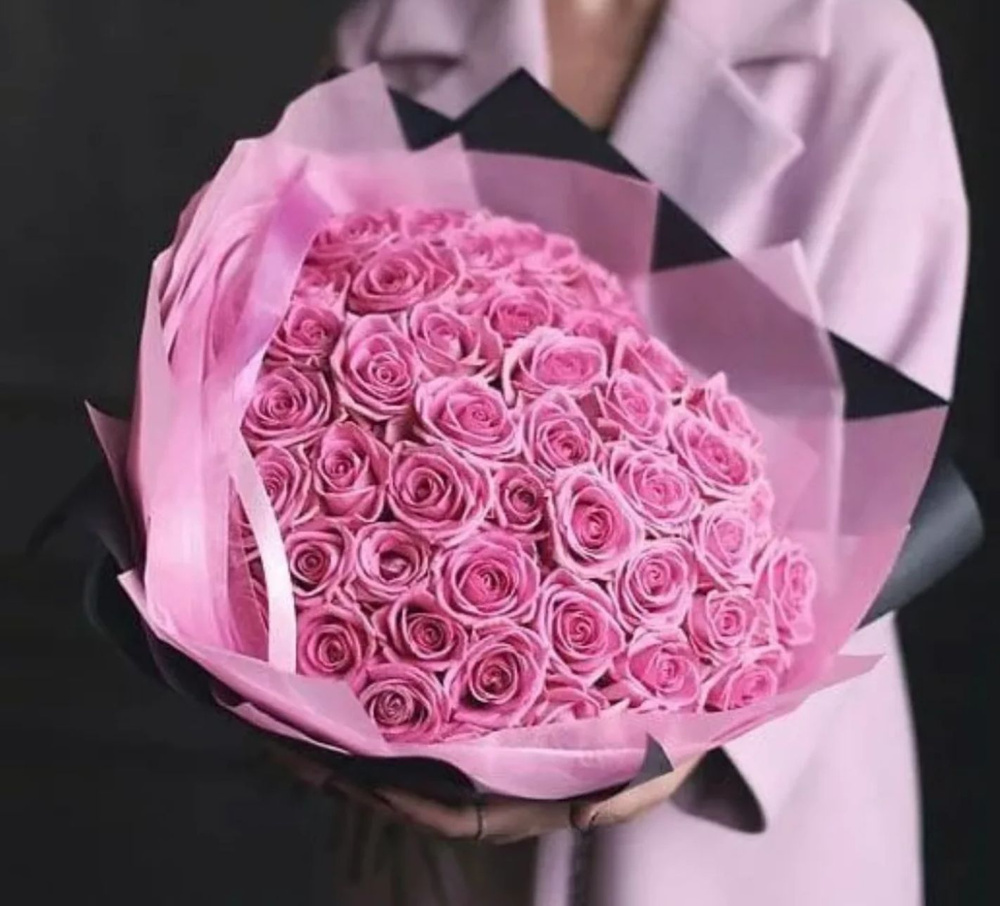 Букет из 39 розовых роз #1