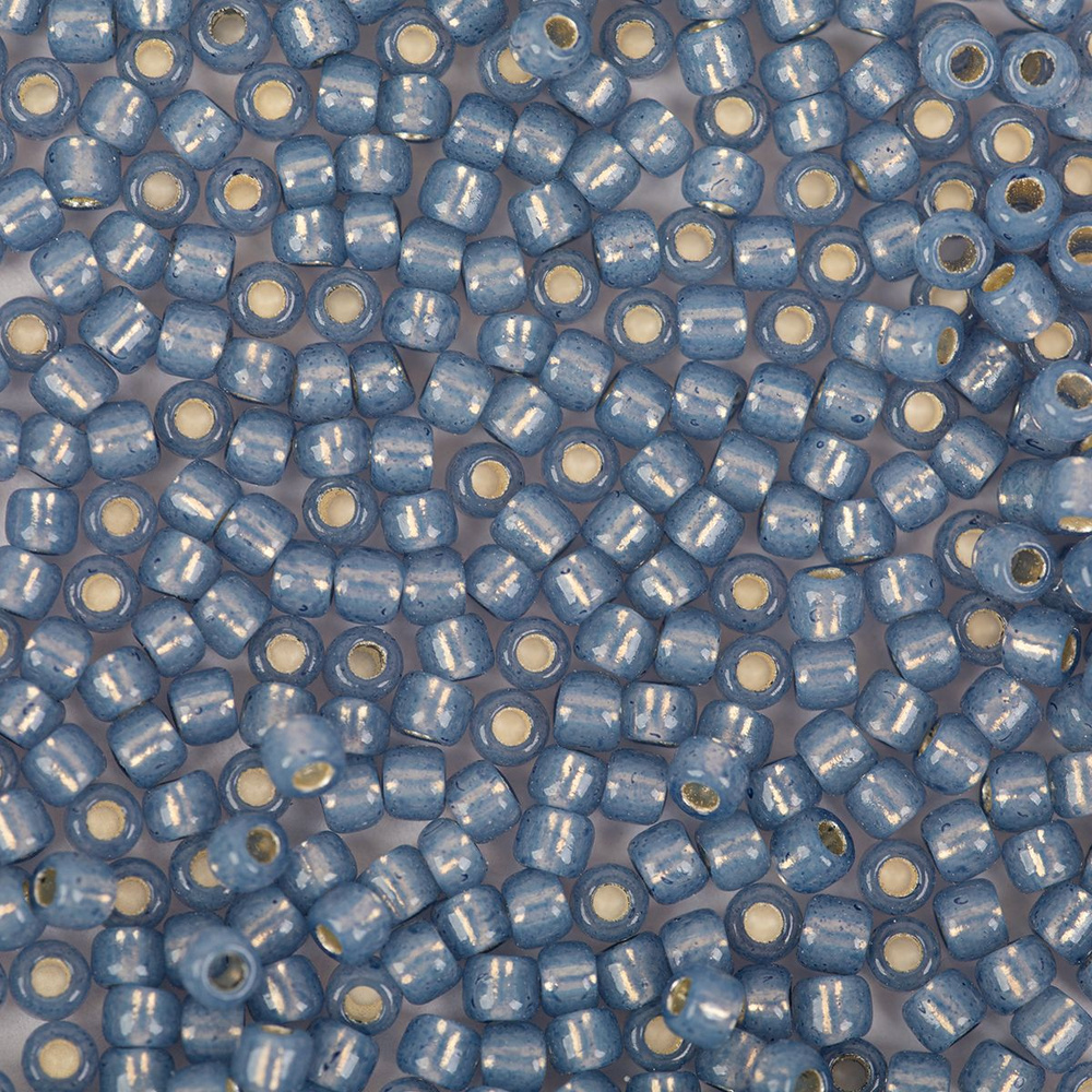 Бисер Япония TOHO круглый, размер 11/0, No2102 молочно-голубой, 2.2 мм, 5г.  #1