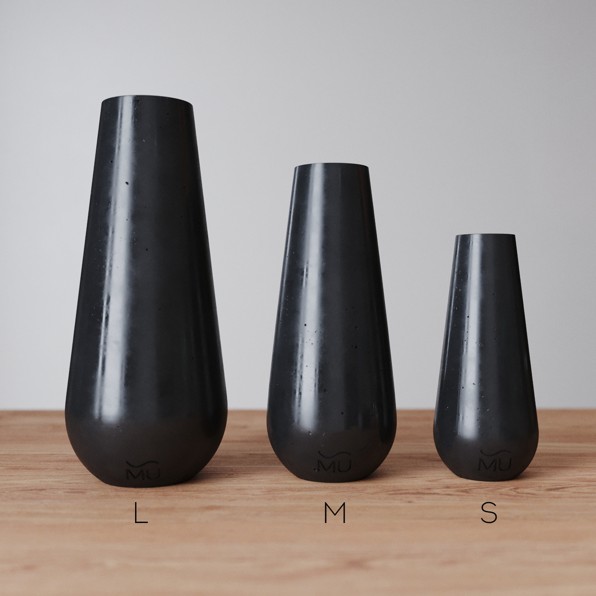 Три размера вазы Sophia