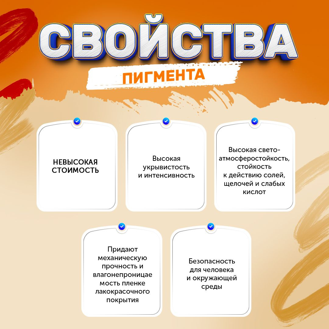 Свойства пигмента