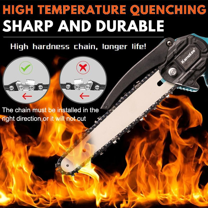 Kamolee Tool 8 Дюймов Бесщеточная Мини-бензопила, Кусторез 2000 Вт, 24В ...