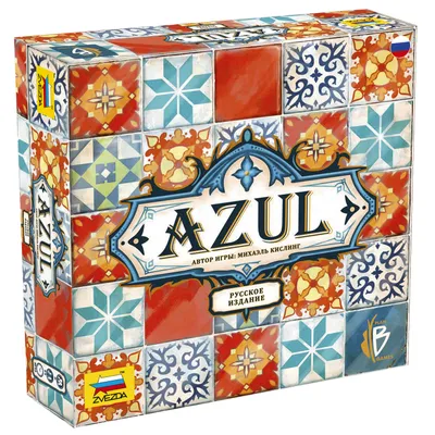 Развлекательная настольная игра Звезда "Azul", для детей от 8 лет Рекомендуем также