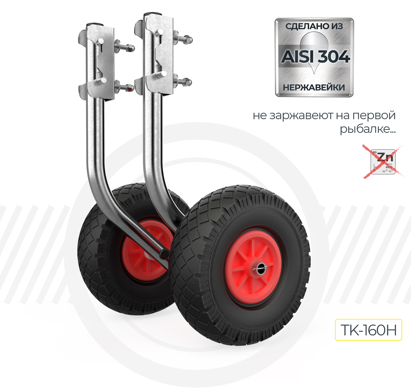 Транцевыеколесанержавейка