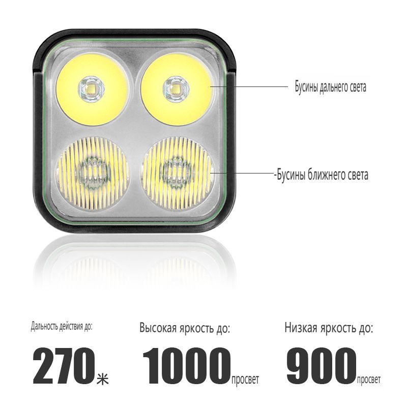 Фары для горного велосипеда-алюминиевый сплав с высокой яркостью работы ...