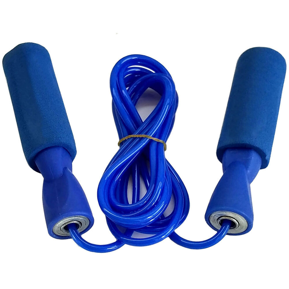 Скакалка ПВХ с подшипником 2,8 м. (синие ручки, синий шнур) R18103-1  #1