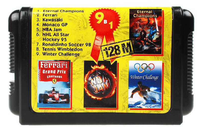 Игровой картридж Sega 9in1 BS9104 #1