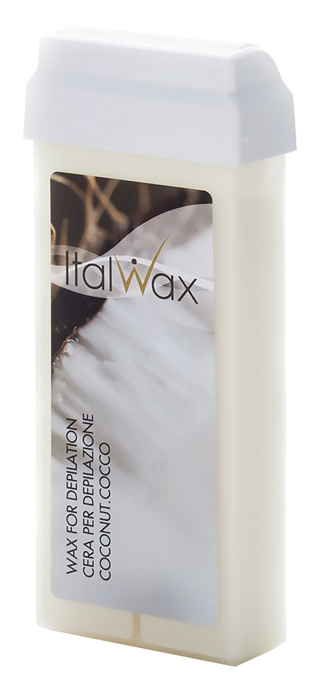 ItalWax Natura Воск для депиляции теплый 100 мл Coconut Кокос в картридже, Италия  #1