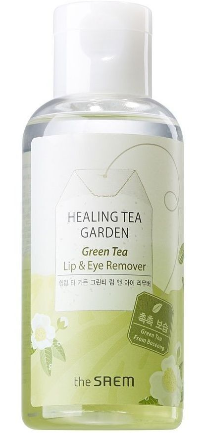 The Saem Средство для снятия макияжа с глаз и губ Healing Tea Garden Green Tea Lip & Eye Remover 150 #1