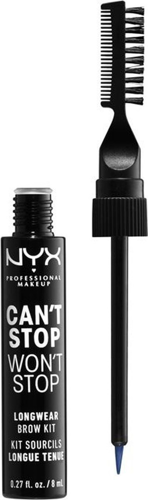 NYX Professional Makeup Can't Stop Won't Stop Longwear Brow Ink Kit Тинт для бровей, оттенок, Blue, 8 #1