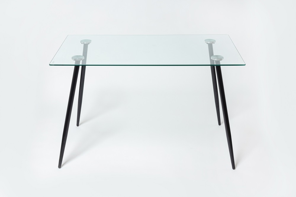 Стеклянный обеденный стол UDT 5003, закаленное стекло, (120х70х75)  #1