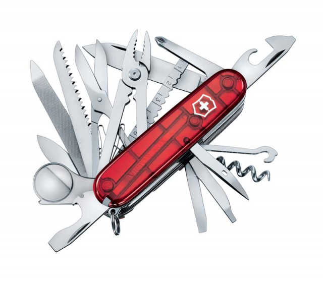 Швейцарский нож VICTORINOX Swiss Champ, длина лезвия 6.8 см, 33 функции. 1.6795.T  #1