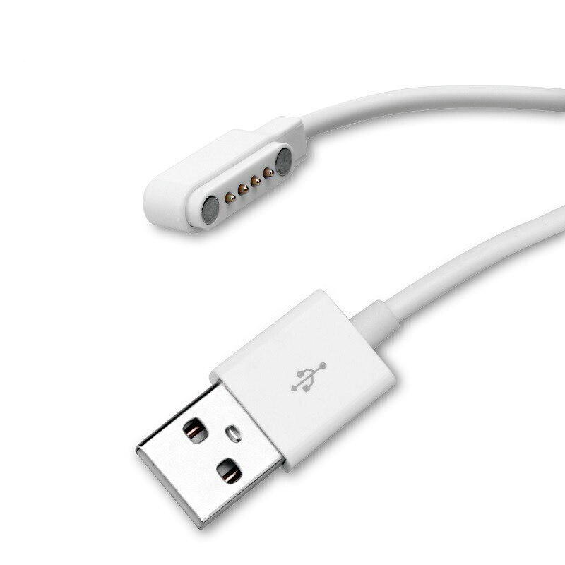 Магнитная зарядка USB кабель для смарт часов универсальная 7.62 мм 4 pin / зарядное устройство детских #1