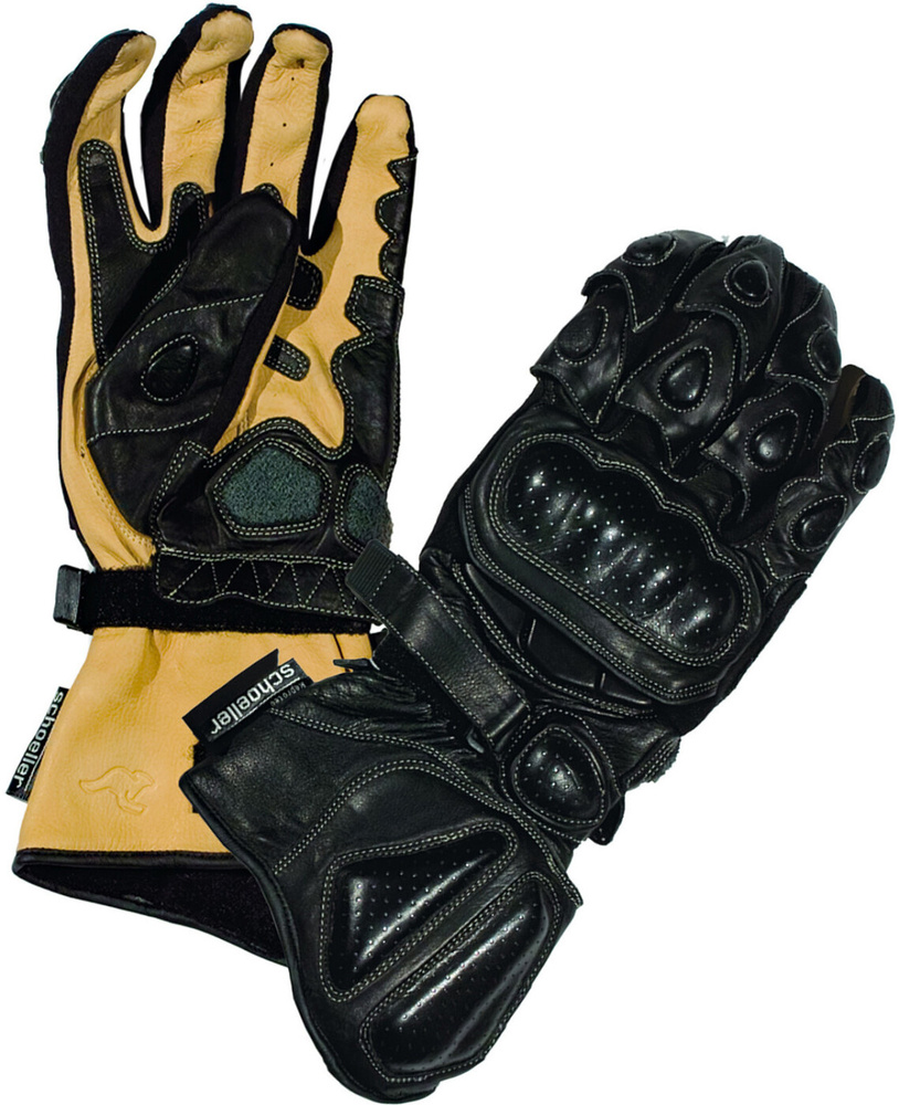Мотоперчатки Modeka Racing Pro (12, Black Yellow) #1