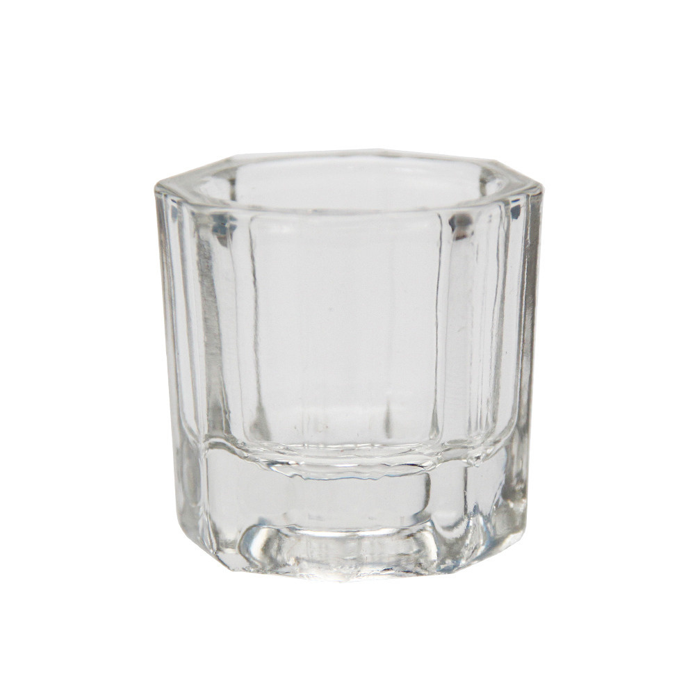 NAIL PRODUCTS Glass Cup - стаканчик для разведения краски и хны, емкость для смешивания краски для бровей #1