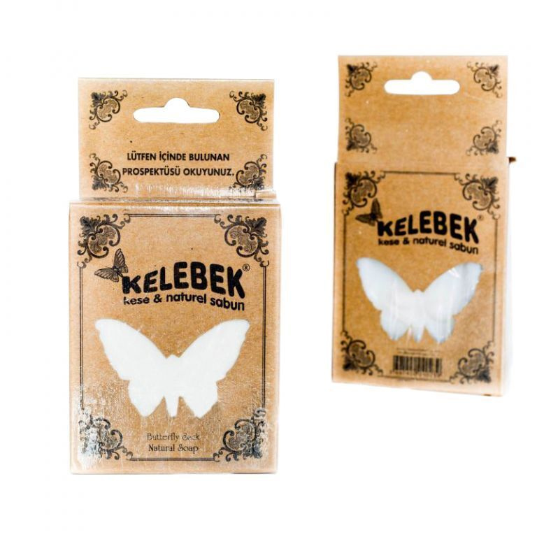 KELEBEK - Кесе мягкой текстуры и натуральное мыло (В коробке)  #1