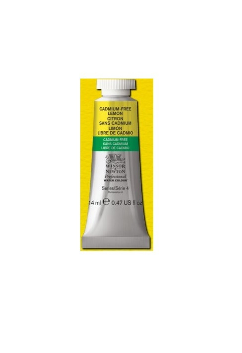 Акварель художественная, Winsor&Newton, 14 мл, CADMIUM FREE, цвет LEMON #1